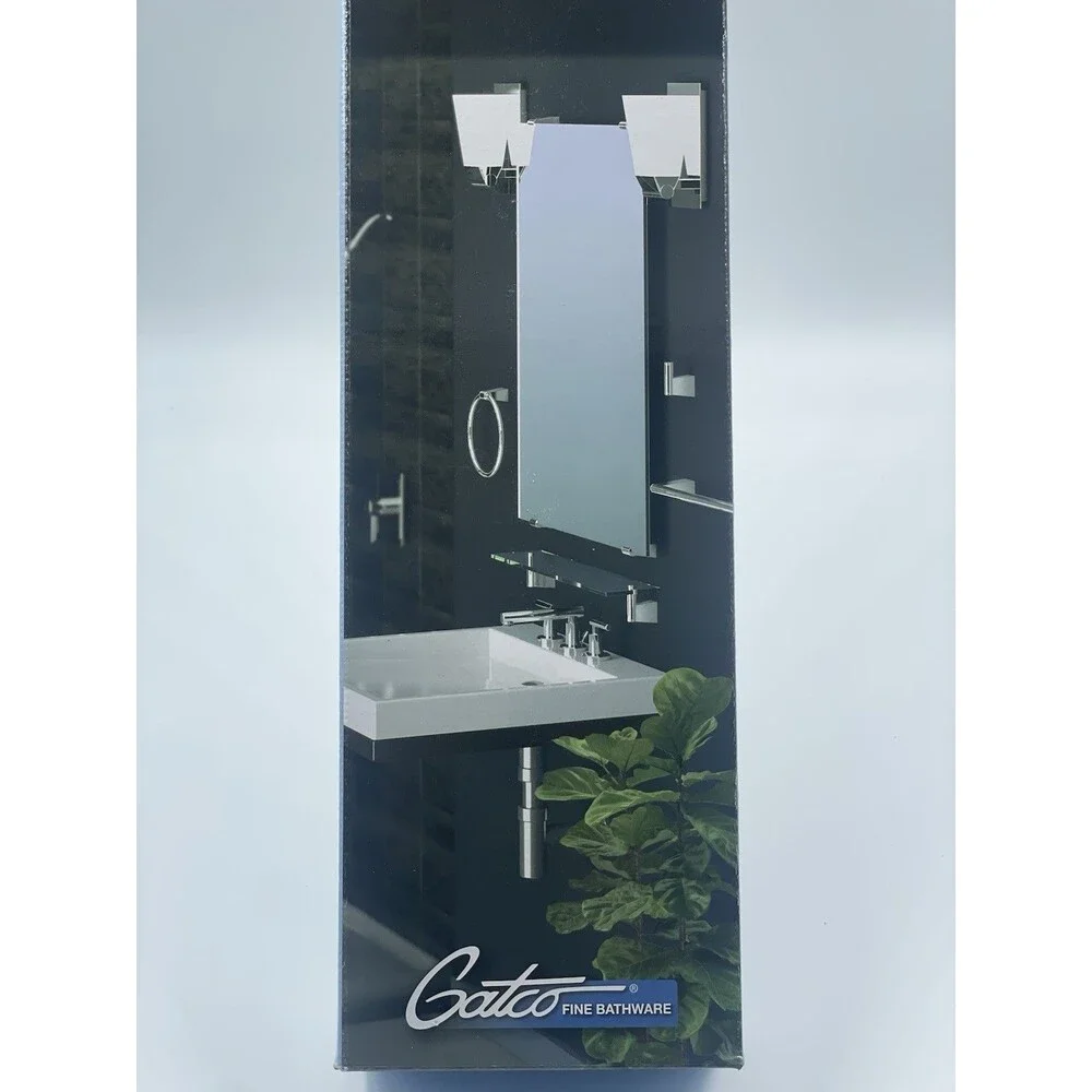 GATCO Bleu 18-inch Chrome Wall Mounted Towel Bar Model #4711 New in Box